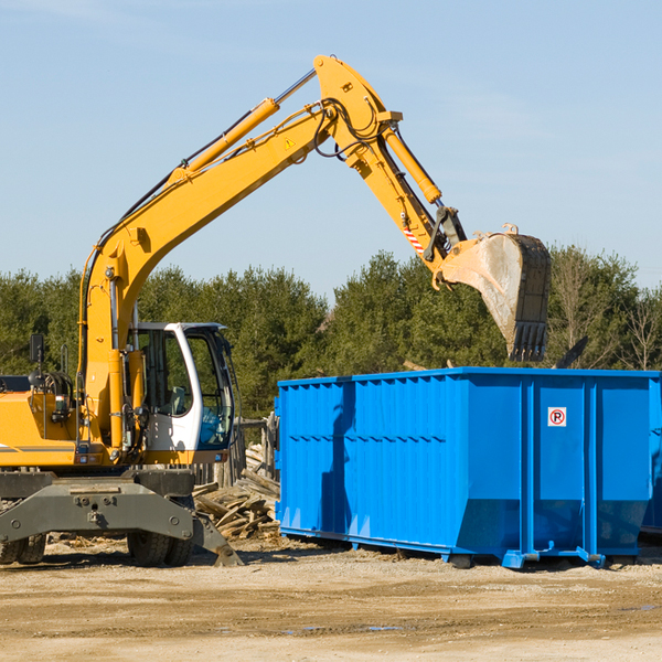 is there a minimum or maximum amount of waste i can put in a residential dumpster in Bridgewater Ohio